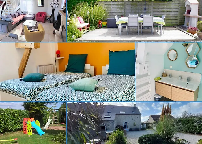 Maison Avec Jardin, Baby Foot, Flipper, Table De Ping Pong, à 1km à Pied Omaha Et Près Port En Bessin