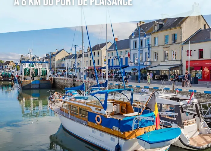 Casa de Férias Maison Avec Jardin, Baby Foot, Flipper, Table De Ping Pong, à 1km à Pied Omaha Et Près Port En Bessin